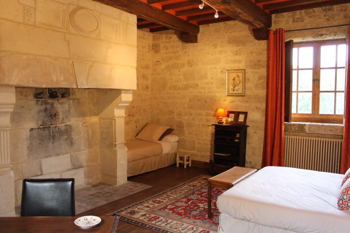 Bed and Breakfast Manoir De La Guerie Ablon Zimmer foto
