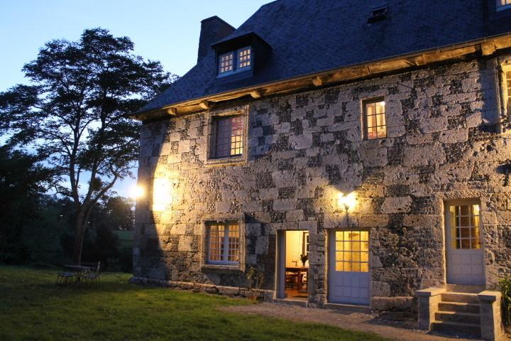Bed and Breakfast Manoir De La Guerie Ablon Exterior foto