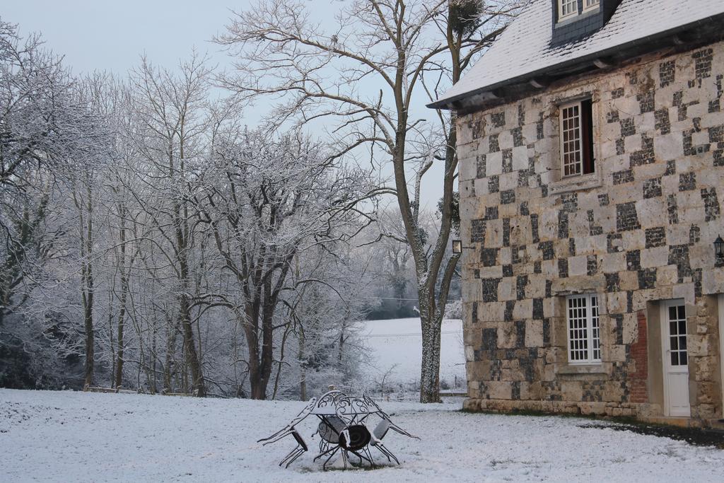 Bed and Breakfast Manoir De La Guerie Ablon Exterior foto