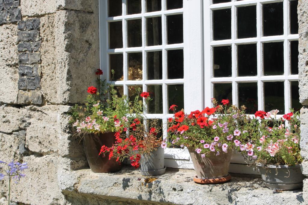 Bed and Breakfast Manoir De La Guerie Ablon Exterior foto